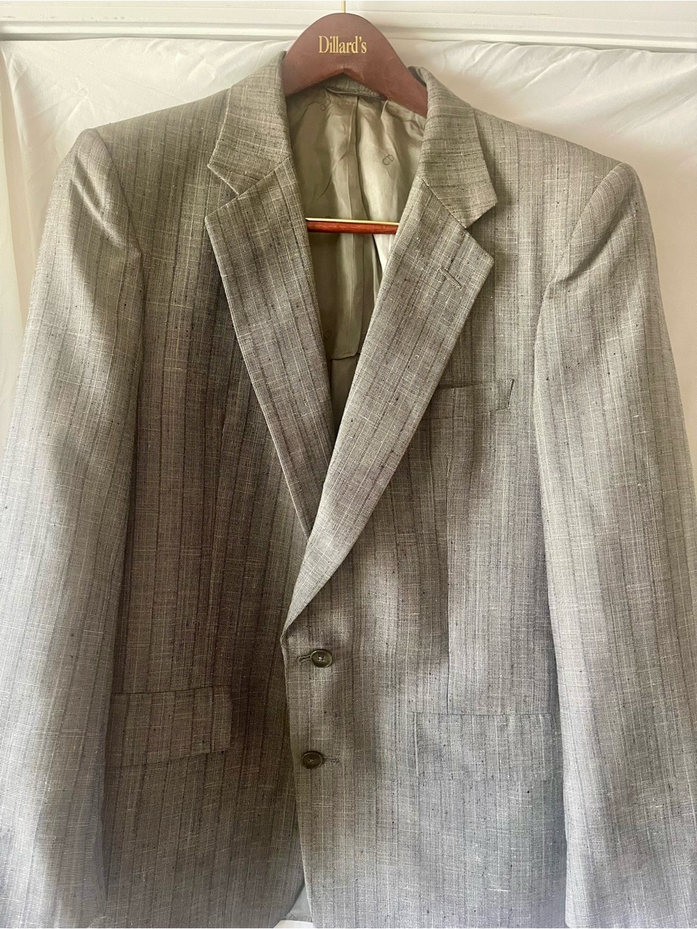 Dior Men's Gray Pinstripe Sport Coat Blazer